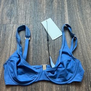 Shan Blue Bikini Top